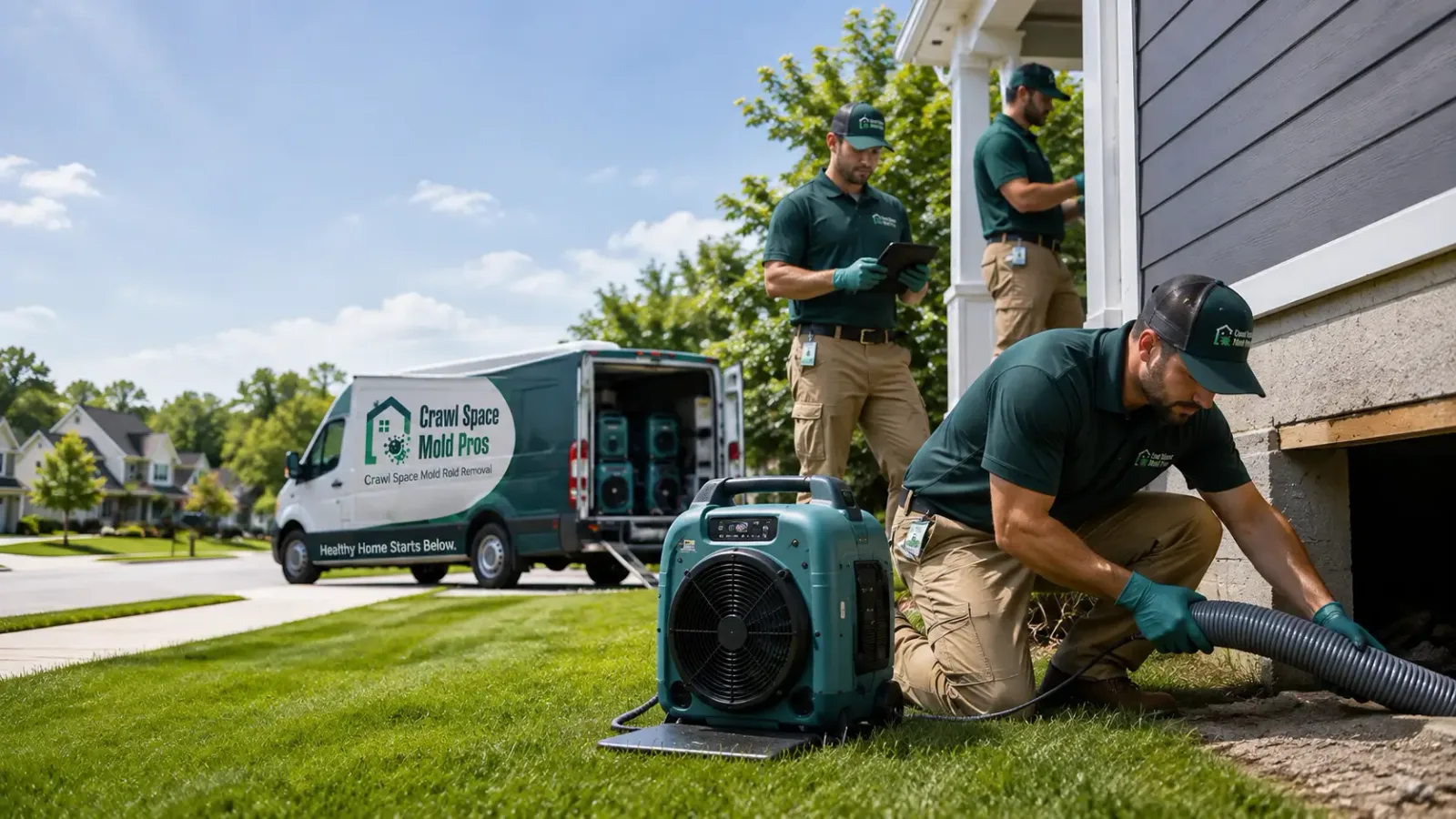 Crawl Space Mold Removal in Niles, IL